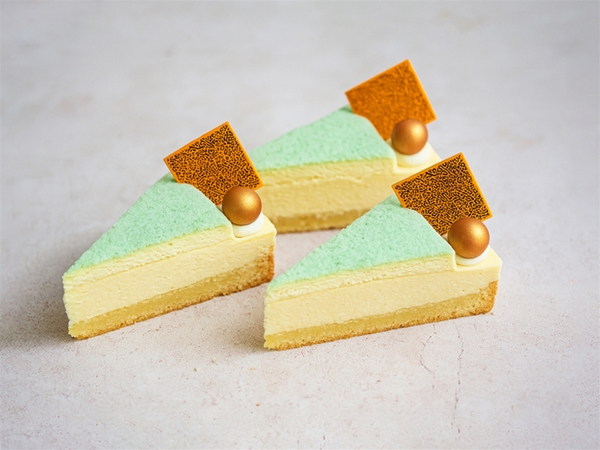 Seizoens Cheese Punt (Abrikoos-Matcha)
