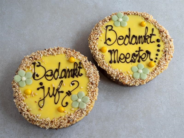 Bedankt Juf/Meester Kruidcake