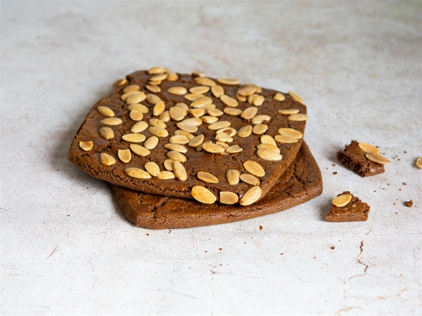 Speculaas plak met amandel